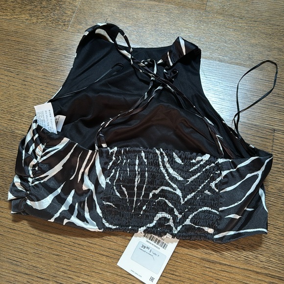 NEW WITH TAGS ZARA ANIMAL PRINT TOP - size small - Picture 3 of 3